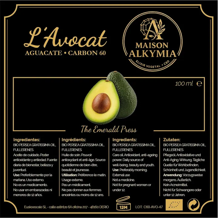 Etiqueta de Maison Alkymia L'Avocat